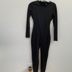 Skims black bodysuit size medium